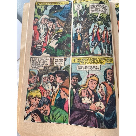 Classics Illustrated Rip Van Winkle By Washington Irving #12 Bagged Boarded - Picture 7 of 8